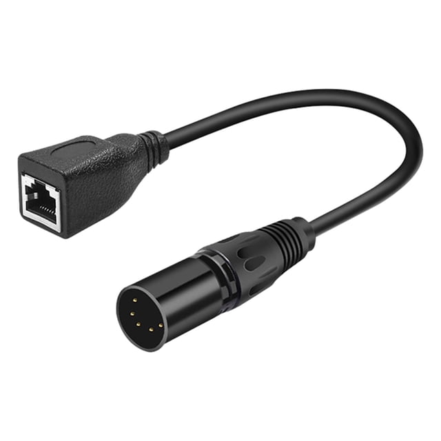 Cable de extensión de Audio XLR a de 5 pines, Cable conector de red, Cable de 3cm, estudio de grabación OFC, Cable de transmisión de señal de