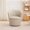 Cream, variant on Noble House Genuine Top-Grain Leather Swivel Chair, 360° Spin with Metal Base for Home Office, Gray