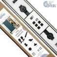 thumbnail image 3 of Lubann J-Style Top Mount Sliding Wood Track Kit Barn Door Hardware, 3 of 6