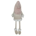 thumbnail image 3 of Northlight Sitting Christmas Gnome with Dangling Legs - 24" - Cream and Pink, 3 of 3