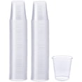 thumbnail image 1 of Vasos de plástico transparente, baño pequeño desechable, vasos de polipropileno para enjuague bucal50uds JAMW Sencillez, 1 of 5