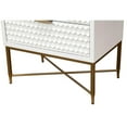 thumbnail image 6 of Home Square 4 Piece Set with Nightstand Full Wood Headboard & Dresser in White, 6 of 17