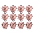 thumbnail image 4 of Servilleteros Advancent no deformables de aleación 12 Uds para fiestas de aniversario servilleteros de Metal con flores en 3D anillos Type2 NO2, 4 of 6