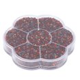 thumbnail image 2 of Seven Colors Rhinestones, Sturdy Large Quantity Not Fragile Flat Back Rhinestones  For Manicure For Makeup Light Yellow,Lemon Yellow,Transparent Gray,Orange,Kumquat AB,Purple,White, 2 of 8