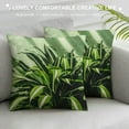 thumbnail image 3 of Creowell  Lawn and Garden Print Throw Pillow Cover Square Soft Cushion Cover Throw Pillow Case for Home Decor Living Room Bed Couch Car, 3 of 5