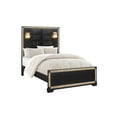 thumbnail image 2 of Global Furniture USA Blake 85.5"W Wood Full Bed in Black/Gold Finish, 2 of 4
