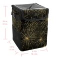 thumbnail image 5 of Spider Web Foldable Car Garbage Can with Lid, Leak-proof, Hanging Storage Bag - Trash Can for Car, Mini Trash Can, 5 of 6