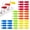 Multicolor, variant on Wrap-It Storage Cable Labels - Write On Cord Tags for Wire Management and Identification - Medium (40 Pack) - Multicolor