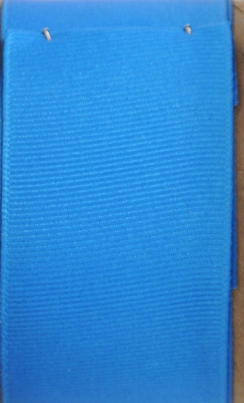 Offray Ribbon, Lagoon Blue 1 1/2 inch Grosgrain Polyester Ribbon, 12 feet
