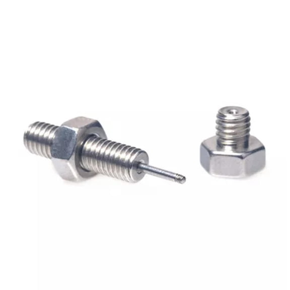 GKNET 1PC Punk Nail Screw Ear Stud Earrings Unisex Helix Ear Piercings Delicate Jewelry GifY*N8-White