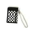 thumbnail image 1 of Portefeuille à Damier Noir et Blanc avec Chaîne, 1 of 1