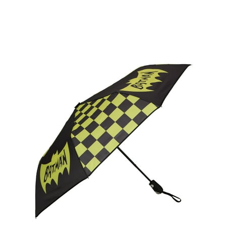 Classic Logo and Checkered Panel 42 Auto-Open (Best Mens Compact Umbrella)