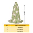 thumbnail image 2 of Honeii Cute Rabbit And Flower Print Poncho Cape, Cloak Coat, Snuggly Hooded Wearable Blanket, Hooded Cape For Teenagers,Halloween Costumes-Small, 2 of 7