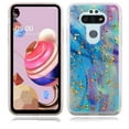 thumbnail image 4 of GSA Gold Flake Marble Candy Case for LG Aristo 5 - Colorful Galaxy, 4 of 4