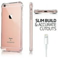 thumbnail image 6 of Njjex iPhone 6 / iPhone 6 Plus / iPhone 6 6S Plus Case, Njjex iPhone 6S Crystal Clear Shock Absorption Technology Bumper Soft TPU Cover Case for Apple iPhone 6, 6S, 6S Plus -Clear, 6 of 7