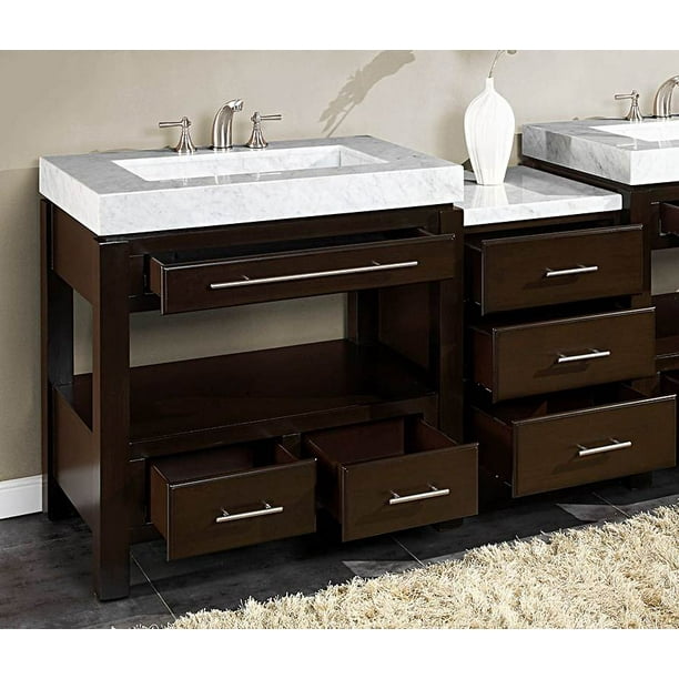 56 in. Single Sink Bathroom Vanity