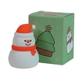 thumbnail image 1 of Billuyoard Luces nocturnas navideñas de muñeco de nieve de silicona con gel de sílice, encendidas constantemente con modo arcoíris, Iluminación y accesorios muñeco de nieve, 1 of 6