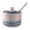 Blue, variant on Japanese spice jar with lid, sugar bowls with lid, retro mini sugar pot made of porcelain, salt bowl, spice jar with lid, spoon for coffee serving set, bar countertop