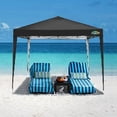thumbnail image 6 of HOTEEL 10'x10' Pop up Canopy Tent, Outdoor Instant Commercial Tents, Shade Shelter Gazebo,for Backyard Parties Event,Black, 6 of 9
