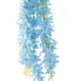 thumbnail image 4 of 2pcs Artificial 5-Tenedor colgante de pared de de de la Inicio Decoración de Azul, 4 of 9