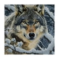 thumbnail image 4 of WYYP Wolf Snow Tree Branch Square Tablecloth Outdoor Fitted 100% Polyester Fiber 52*52, 4 of 8