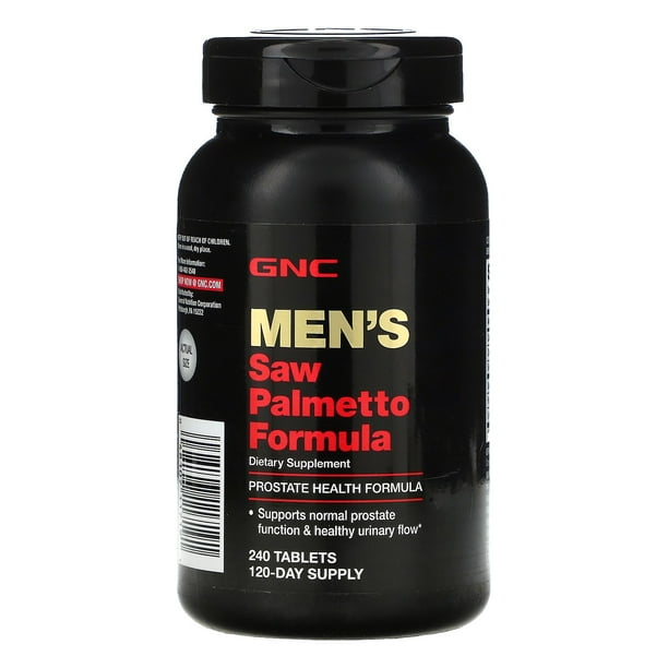 Men's Saw Palmetto Formula, 240 Tablets, GNC
