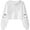 White #5, variant on Cropped Halloween Sweatshirts for Women 2025 Long Sleeve Crewneck Spooky Cute Graphic Sweatshirt Pullover Tops
