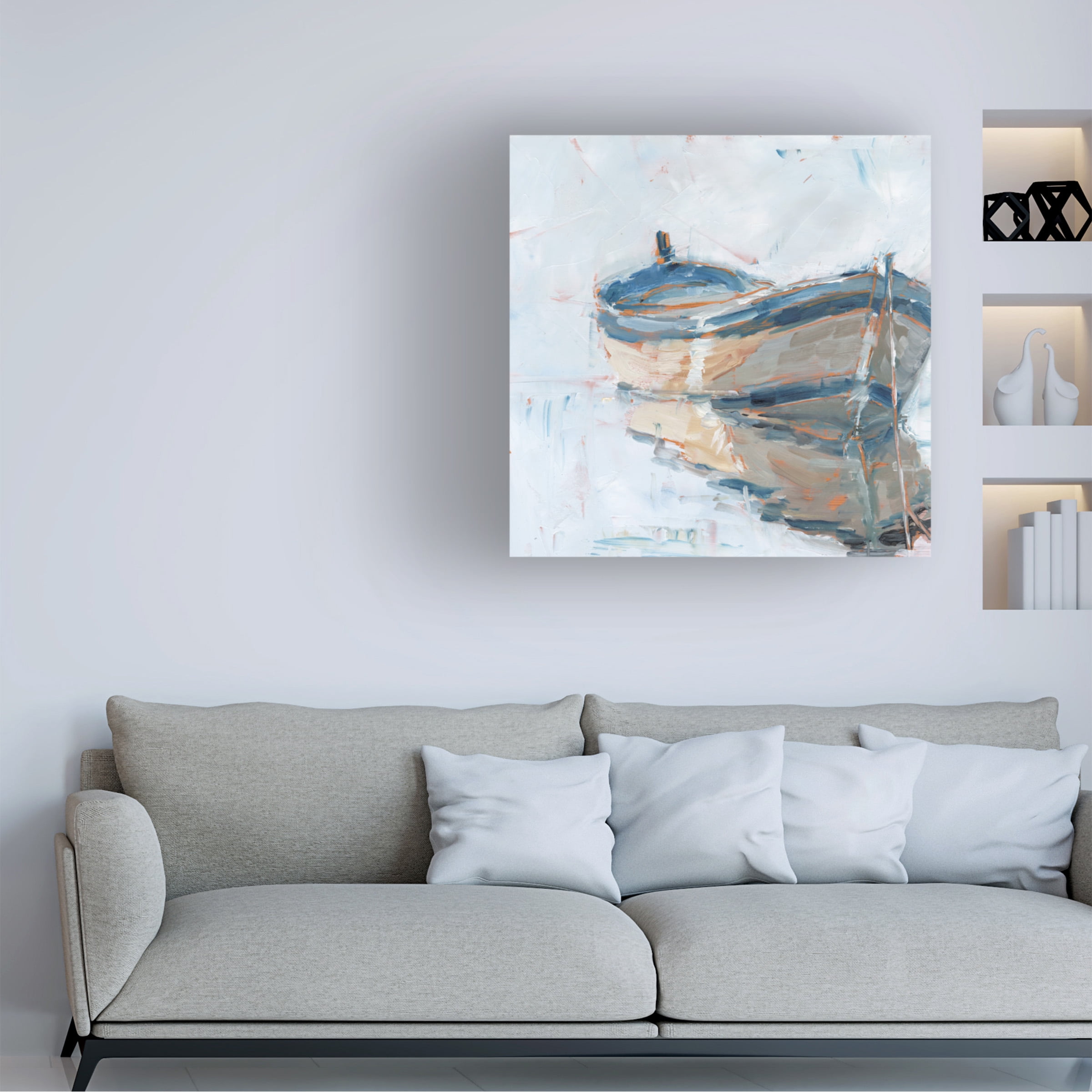 Ethan Harper 'Still Water Reflections I' Canvas Art
