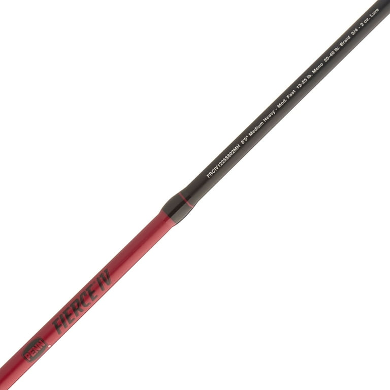PENN Fierce IV Combo, 8' Medium Heavy Fishing Rod, 5000 Size Reel