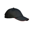 thumbnail image 1 of Result  Low Profile Heavy Brushed Cotton Baseball Cap With Sandwich Peak, 1 of 3