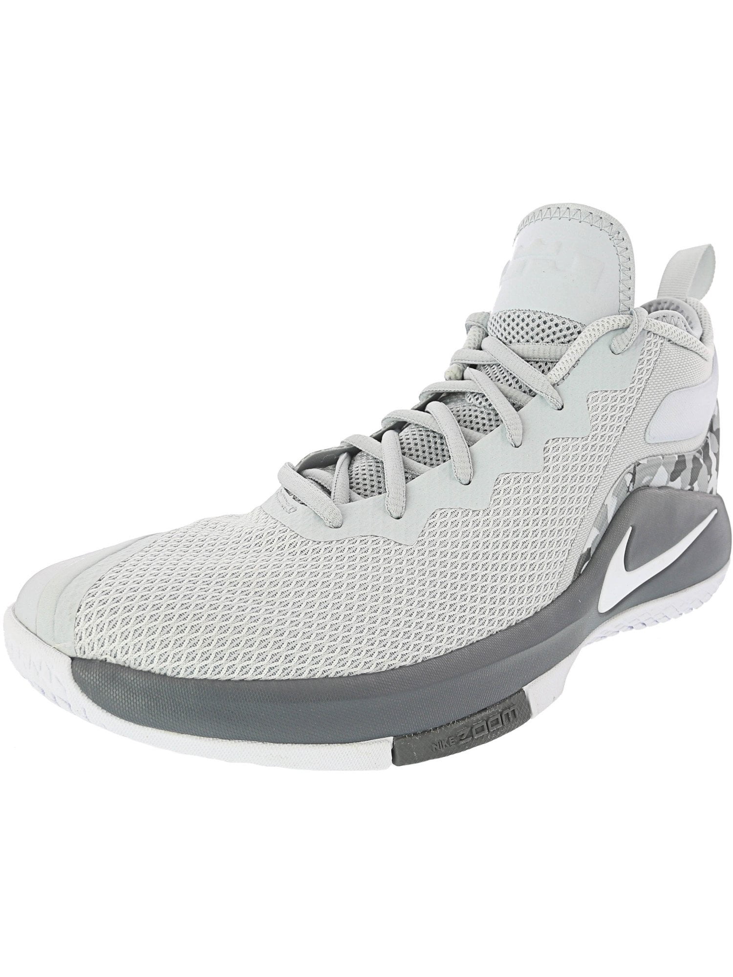 Cool Grey Ankle-High Basketball Shoe 