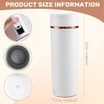 thumbnail image 7 of Mini Electric Kettle Portable Travel Tea Kettle with 6 Variable Presets 500mL 316 Stainless Steel Auto Shut-Off US Plug, 7 of 7