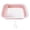 Pink, variant on Rupoun Large Open Top Cat Litter Box Kit with Scoop and Baffle, Collapsible Pet Toilet Pan for Indoor Cats, Easy Clean PP Material, 20.9 inches / 53 cm Length, Blue Color