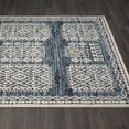 thumbnail image 6 of Luxe Weavers Bohemian Tribal Navy 8x10 Area Rug, Geometric Non-Shed Carpet, 6 of 9