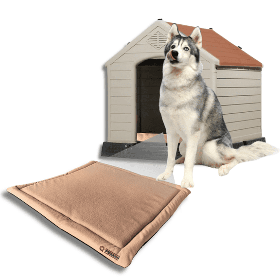 Casa Para Perro Q Perrón Con Colchoneta Para Raza Grande