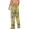 thumbnail image 5 of GZHJMY Men's Bananas on A Striped Sleep Pajama Pant, Soft and Comfortable Lounge Sleep Bottoms with Pockets, Men's Sleepwear with Custom Print, Medium, 5 of 7