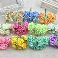 thumbnail image 3 of 6Pcs Artificial Silk Fake Flowers Floral Wedding Bouquet Party Home Decoration, 3 of 7