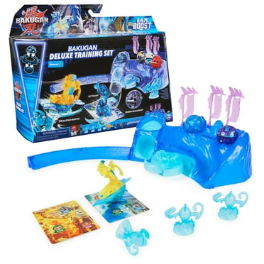 Bakugan Deluxe Training Playset with Special Attack Mantid, Dragonoid, and Octogan