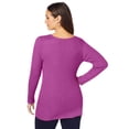 thumbnail image 2 of Jessica London Women's Plus Size V-Neck Ribbed Sweater, 2 of 5