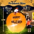 thumbnail image 2 of Araña de calabaza inflable para Halloween de 6 pies con luces LED KITBONIS, 2 of 9