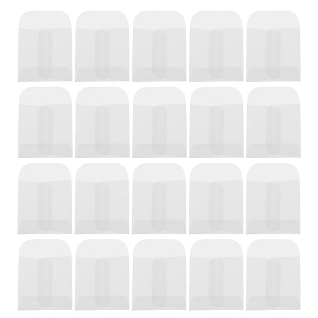50pcs Envelope Packaging Pouches Small Parts Coin Hangtag Paper Pouches