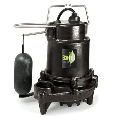 Flex Flo Pump - Eco Flo EFSA33 1/3 HP Cast Iron Sump Pump