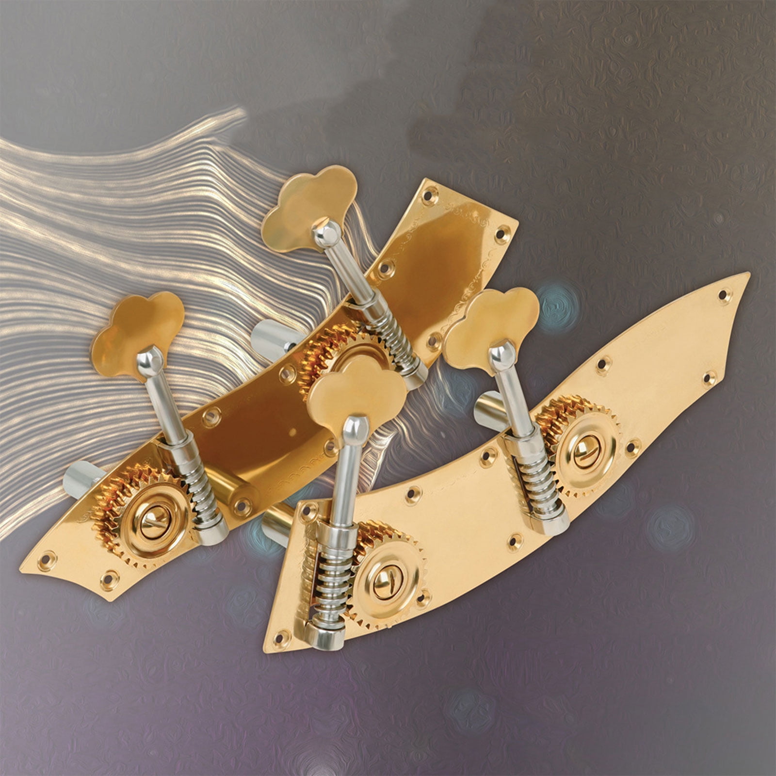 JZROCKER 1 Piece Upright Bass Tuner Machine Double Bass Tuning Pegs for Head Winder Pegs Double Bass Metal Tuner Pegs