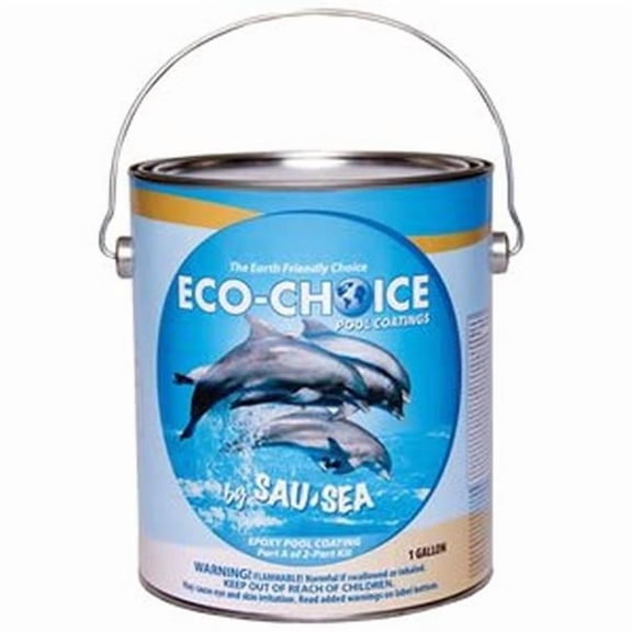5 gal Ecochoic Semigloss Semi Gloss Rubber, Bright White