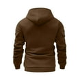thumbnail image 4 of Kctiaxy Men Hoodies Casual Fleece Hoodies PulLover Sweatshirts for Women Men Long Sleeve Solid Color Tops with Pockets, 4 of 4