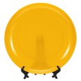 thumbnail image 1 of Unique Bargains 9.8 Inch Art Plate Hanging Decorative Plate with Display Stand for DIY Handmade Material Mosaic Base Production Yellow, 1 of 4
