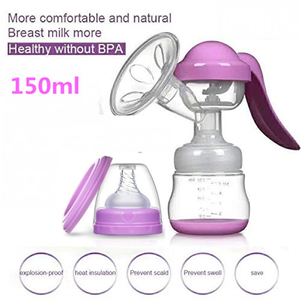 cushioned silicone cup and narrow... Tommee Tippee Manual Breast Pump with soft 