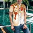 thumbnail image 6 of Lsque Christmas Snowman Gift Pattern Mens Polo Golf Shirts Funny Graphics Shorts Sleeve Button Shirts Baseball T-shirt-3X-Large, 6 of 7