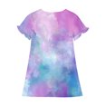 thumbnail image 3 of RXIRUCGD 2025 Vêtements d'Été pour Enfants 3-12 Ans Mode Imprimée Pyjama Rêveur Mi-Mollet Chemise de Nuit, 3 of 4
