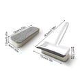 thumbnail image 3 of 2 in 1 Glass Wiper Window Cleaning Head Cleans Cloth Brush Washable Double-sided Clean Brushes Long Handle Kitchen Cleans Cloth Tools, 3 of 8